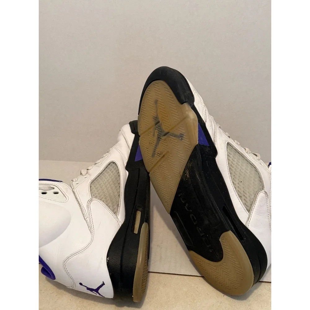 Air Jordan 5 Retro Concord White‎ Purple Black DD0587-141 Mens Size 13